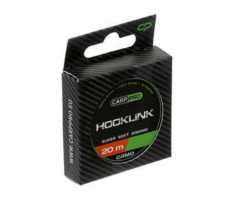 Повідцевий матеріал Carp Pro Sinking Hooklink Camo 20 м 15lb арт CP4110-015, фото 2