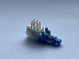 Кнопка ALPS PS 909L 6 pin з фіксацією для процесорів DBX, Behringer, підсилювача EV Q66к, фото 3