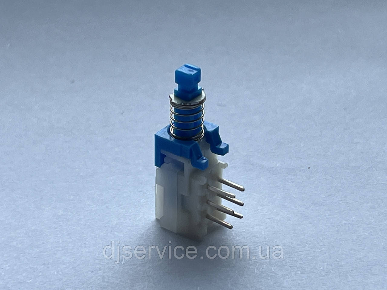 Кнопка ALPS PS 909L 6 pin з фіксацією для процесорів DBX, Behringer, підсилювача EV Q66к, фото 1
