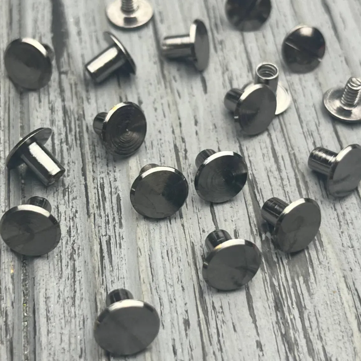 Гвинт ремінний 9 мм (Темний нікель), фото 1