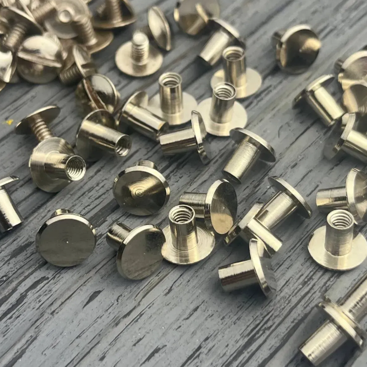 Гвинт ремінний 6 мм (Нікель), фото 1