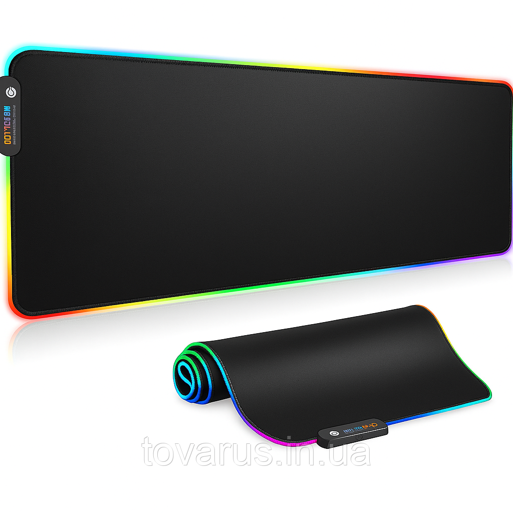 Килимок для миші JOMAA 800х300мм з RGB-підсвічуванням, фото 1