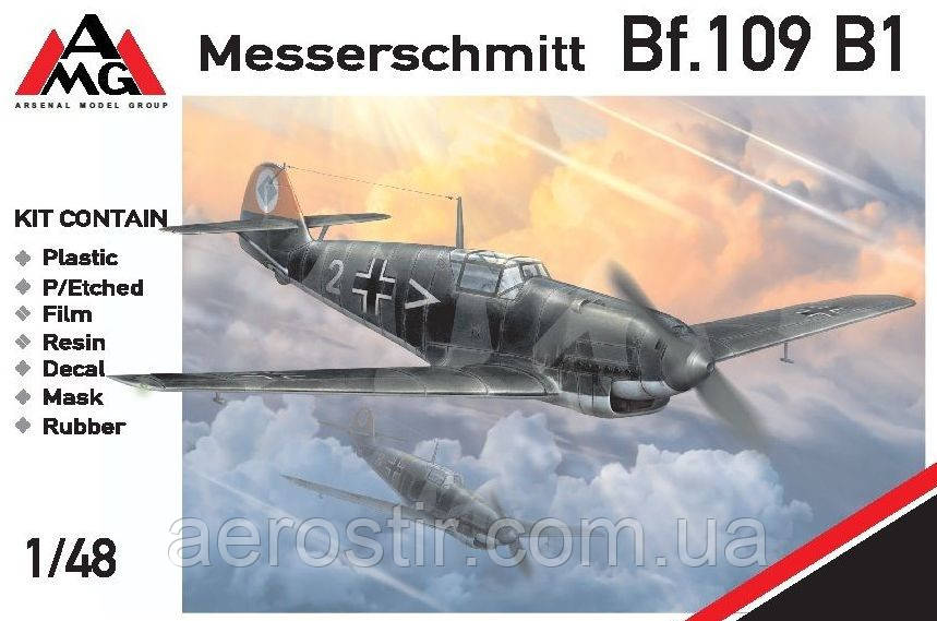 Messerschmitt Bf.109B-1 1/48 AMG 48713