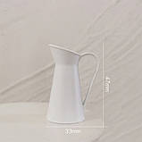 Мініатюра глечик 4.5*3.5 см Білий, фото 3