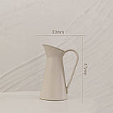 Мініатюра глечик 4.5*3.5 см Беж, фото 2