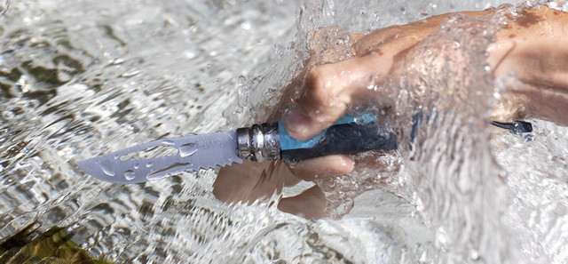 Opinel 8 Outdoor blue (001576) azure