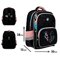 Рюкзак для девочки школьный YES рюкзак школьный с ортопедической спинкой Cat Dreamer рюкзаки школьные для 5 класса 17л