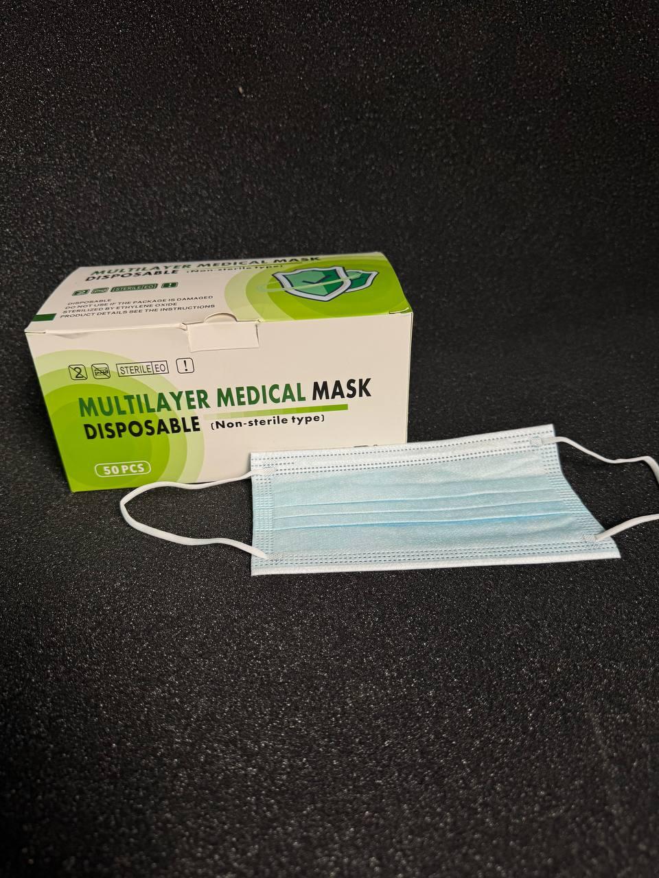 Медицинская маска 3-х слойная / Multilayer Medical Mask, фото 1