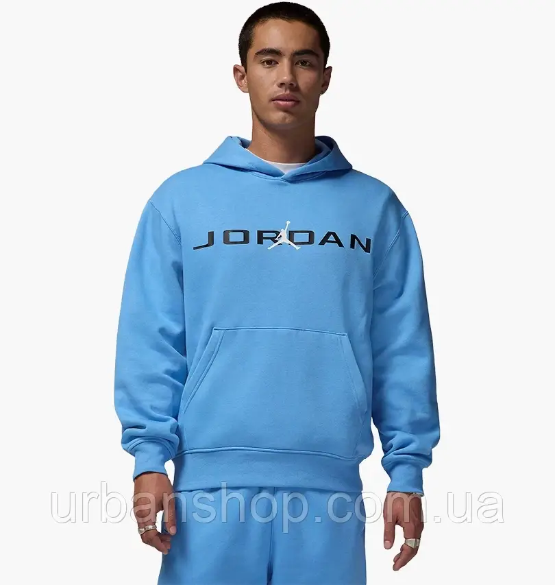 Urbanshop com ua Худі чоловіче Air Jordan Essentials Light Blue HQ4643-469 РОЗМІРИ ЗАПИТУЙТЕ