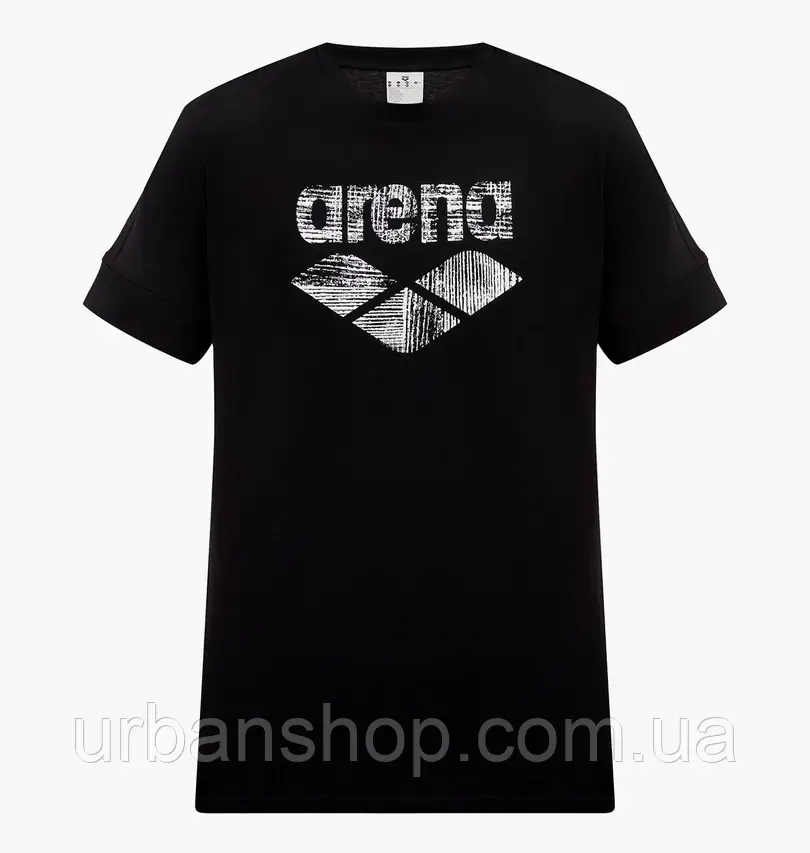Urbanshop com ua Футболка чоловіча Arena T-Shirt Logo As Black 007671-500 РОЗМІРИ ЗАПИТУЙТЕ