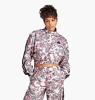 Urbanshop com ua Анорак жіночий Adidas Future Icons 3-Stripes Woven 1/4 Zip Jacket White/Pink IM2438 РОЗМІРИ