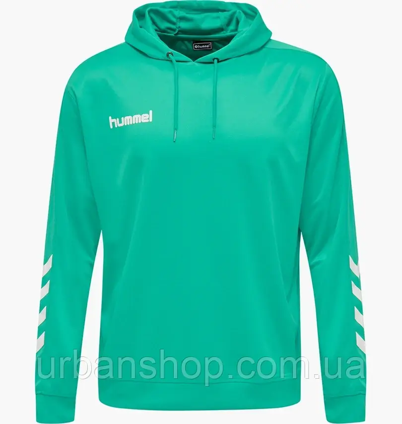 Urbanshop com ua Худі чоловіче Hummel Promo Poly Hoody Turquoise 208317-6507 РОЗМІРИ ЗАПИТУЙТЕ