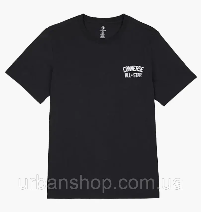 Urbanshop com ua Футболка чоловіча Converse Retro Chuck Black 10027107-001 РОЗМІРИ ЗАПИТУЙТЕ