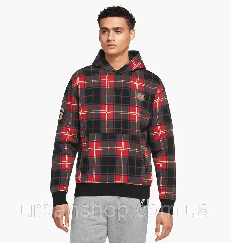 Urbanshop com ua Худі чоловіче Air Jordan Holiday Mens Hoodie Red/Black Dv1578-612 РОЗМІРИ ЗАПИТУЙТЕ