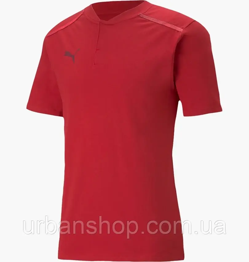 Urbanshop com ua Футболка чоловіча Puma Shirt Teamcup Casuals Polo Red 657976-01 РОЗМІРИ ЗАПИТУЙТЕ