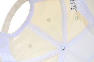 Бейсболка Atrics однотонна 55-61 см ваніль (А 0919-1042), фото 2