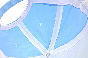 Бейсболка Atrics однотонна 55-61 см блакитна (А 0919-1044), фото 2