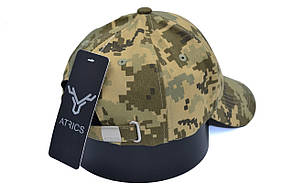 Бейсболка класична Atrics з гербом України 57-61 см піксель ЗСУ (А 0919-1045), фото 3