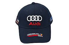Кепка Sport Line з автомобильним логотипом Audi 55-58 см темно-синя (S 0919-1046), фото 2