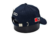 Кепка Sport Line з автомобильним логотипом Audi 55-58 см темно-синя (S 0919-1046), фото 4