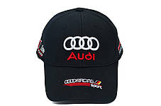 Кепка Sport Line з автомобильним логотипом Audi 55-58 см чорна (S 0919-1047), фото 2