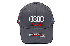 Кепка Sport Line з автомобильним логотипом Audi 55-58 см сіра (S 0919-1049), фото 2