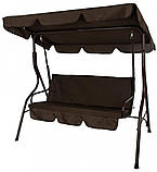 Змінний дах для садової гойдалки, водостійкий навіс з тканини оксфорд, від сонця і дощу, фото 3