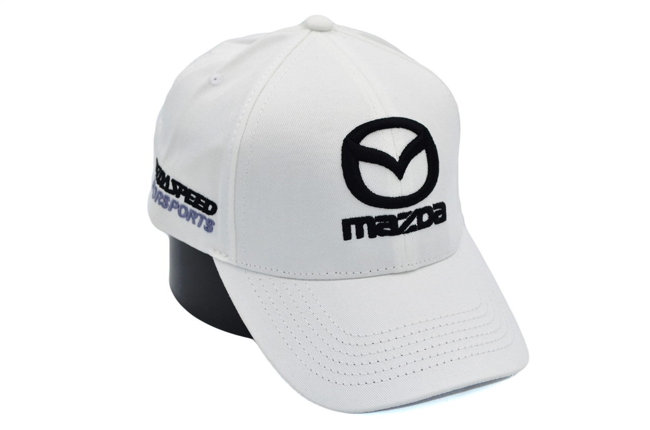Бавовняна кепка Fang з автомобильним логотипом Mazda 56-59 см біла (F 0519-1091)