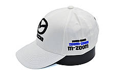 Бавовняна кепка Fang з автомобильним логотипом Mazda 56-59 см біла (F 0519-1091), фото 3
