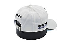 Бавовняна кепка Fang з автомобильним логотипом Mazda 56-59 см біла (F 0519-1091), фото 4
