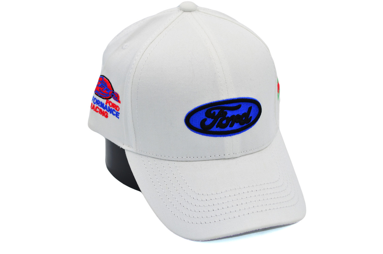 Бавовняна кепка Fang з автомобильним логотипом Ford 56-59 см біла (F 0519-1093)