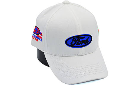 Бавовняна кепка Fang з автомобильним логотипом Ford 56-59 см біла (F 0519-1093), фото 1