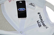 Бавовняна кепка Fang з автомобильним логотипом Ford 56-59 см біла (F 0519-1093), фото 5