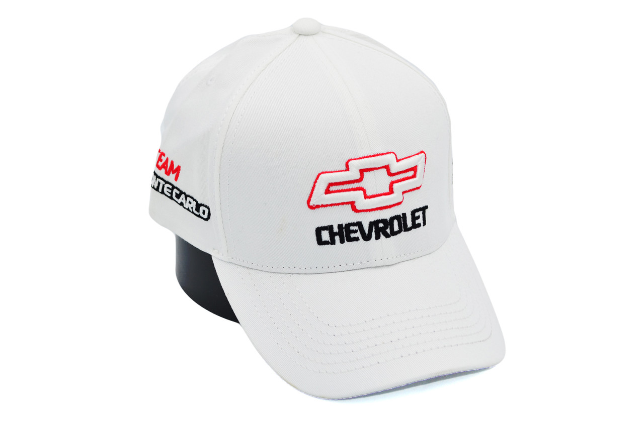 Бавовняна кепка Fang з автомобильним логотипом Chevrolet 56-59 см біла (F 0519-1094)