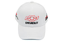 Бавовняна кепка Fang з автомобильним логотипом Chevrolet 56-59 см біла (F 0519-1094), фото 2
