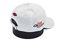 Бавовняна кепка Fang з автомобильним логотипом Chevrolet 56-59 см біла (F 0519-1094), фото 4