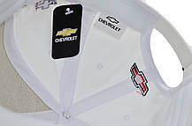 Бавовняна кепка Fang з автомобильним логотипом Chevrolet 56-59 см біла (F 0519-1094), фото 5