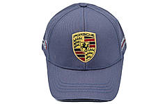 Бавовняна кепка Hook з автомобильним логотипом Porsche 55-58 см темно-сіра (H 0419-1082), фото 2