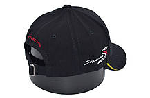Бавовняна кепка Hook з автомобильним логотипом Porsche 55-58 см чорна (H 0419-1083), фото 4