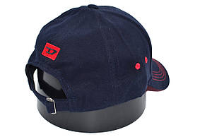 Бавовняна кепка Hook з логотипом Diesel 55-58 см темно-синя (H 0419-1085), фото 3