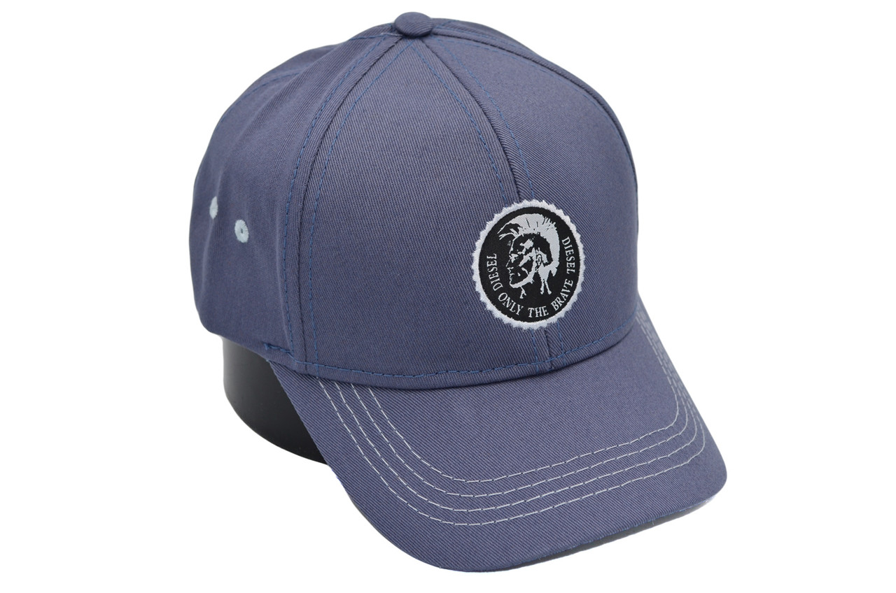 Бавовняна кепка Hook з логотипом Diesel 55-58 см сіра (H 0419-1089)