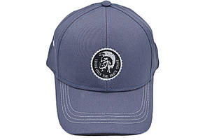 Бавовняна кепка Hook з логотипом Diesel 55-58 см сіра (H 0419-1089), фото 2