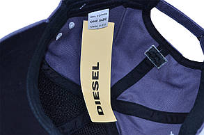 Бавовняна кепка Hook з логотипом Diesel 55-58 см сіра (H 0419-1089), фото 4