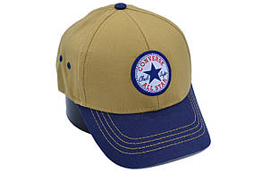 Бавовняна кепка Hook з логотипом Converse All Star 55-58 см гірчична комбінована (H 0419-1088), фото 1