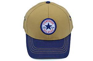 Бавовняна кепка Hook з логотипом Converse All Star 55-58 см гірчична комбінована (H 0419-1088), фото 2