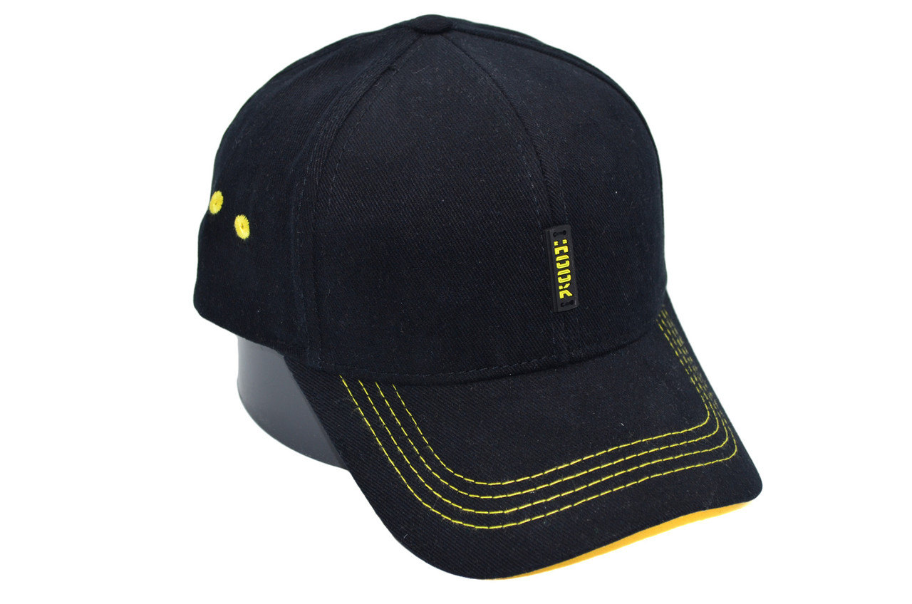 Класична бавовняна бейсболка Hook Seito D8 57-61 см чорний (H 0419-1068)