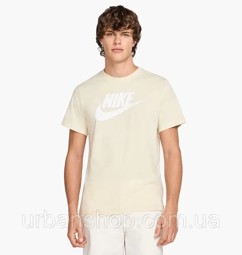 Urbanshop com ua Футболка чоловіча Nike Nsw Tee Icon Futura Beige AR5004-234 РОЗМІРИ ЗАПИТУЙТЕ