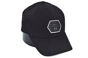 Бавовняна бейсболка фулка Hook Visconti D1 55-61 см чорна (H 0419-1056), фото 1