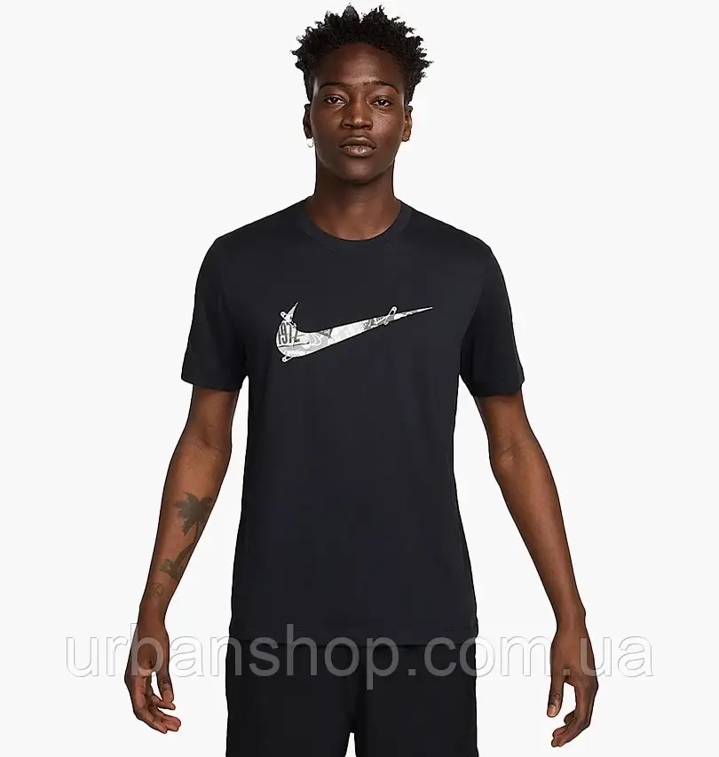 Urbanshop com ua Футболка чоловіча Nike Dri-Fit Running T-Shirt Black HJ3658-010 РОЗМІРИ ЗАПИТУЙТЕ