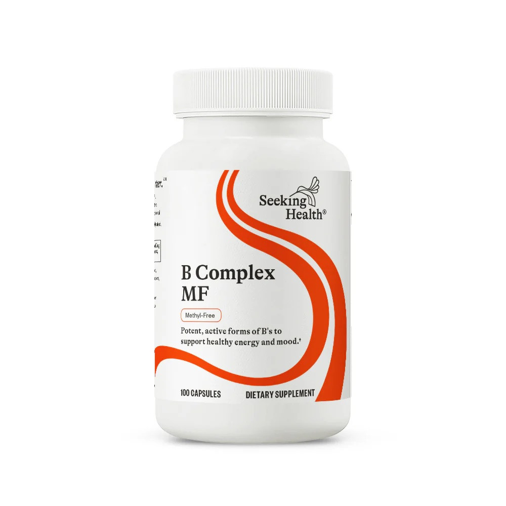 B-Комплекс без метилу, B Complex MF, Seeking Health, 100 капсул